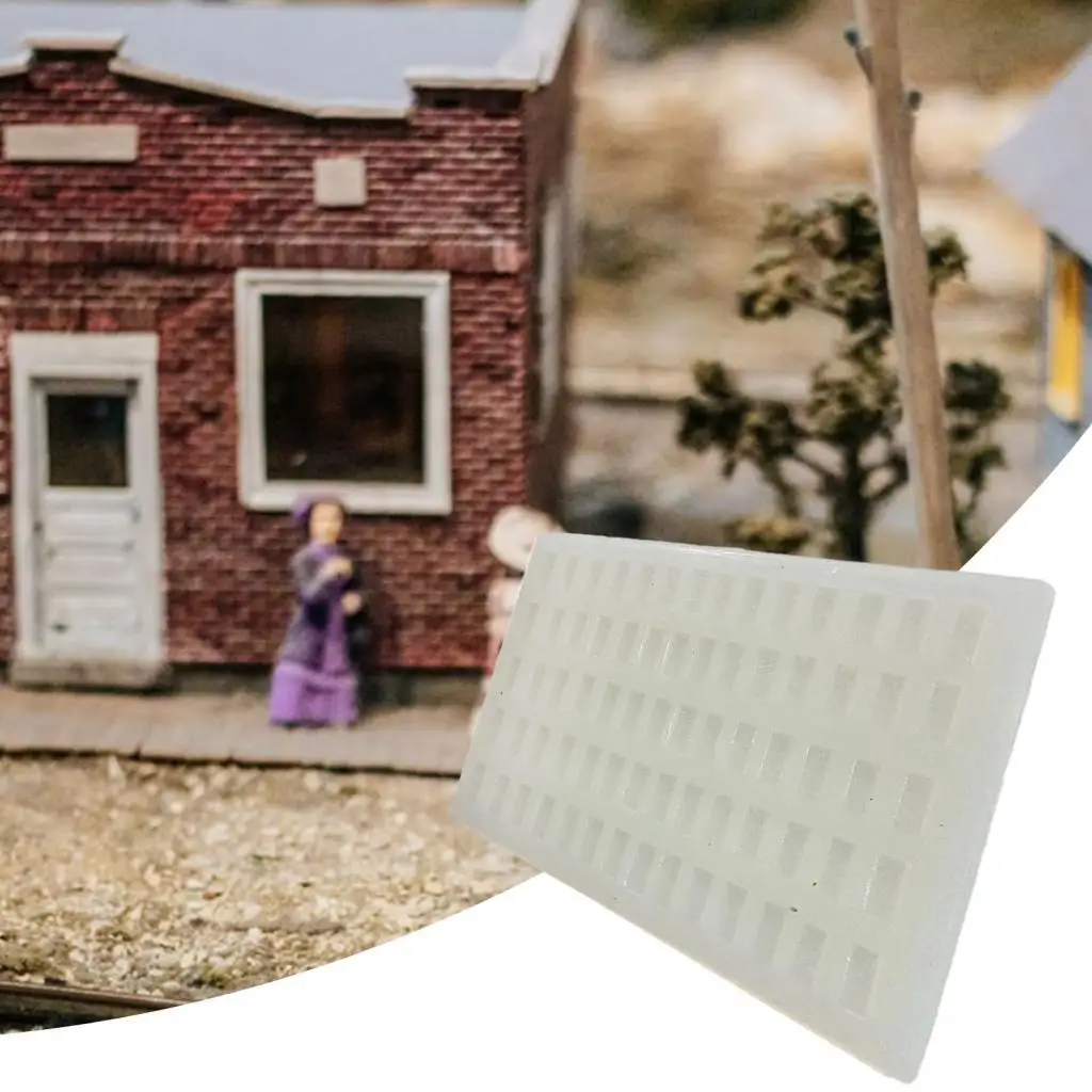 

1:35 Soft Silica Gel Mould Simulated Long Bricks Floor Model Tools Building