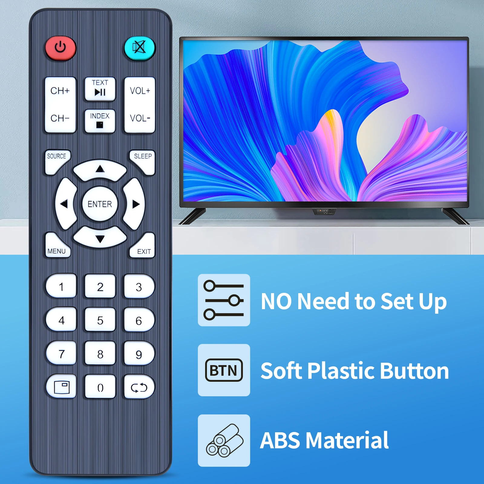 جهاز التحكم عن بعد لشونيك اكاي ، AKTV6536S ، AKTV4030S ، AKA010 ، AKTV3921S ، AKTV4336S ، AKTV4622S ، AKTV5537S TV