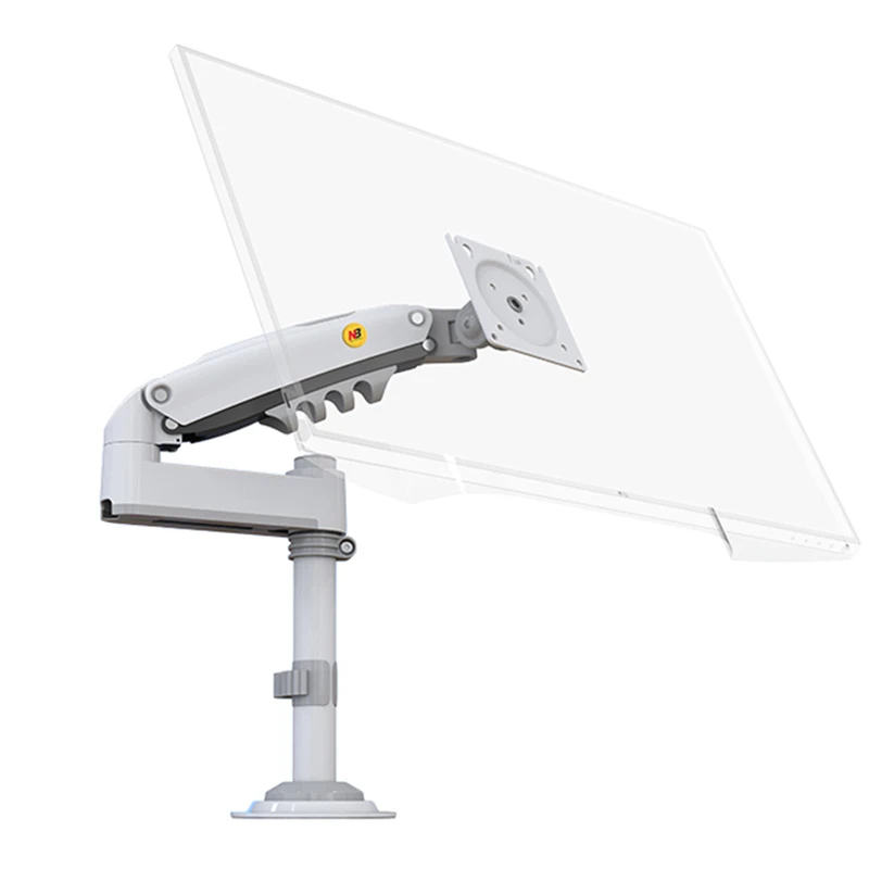 

Monitor Desk Mount Long Arm for Monitors Within 4.4 To 19.8lbs Motion Swivel Height Adjustable Monitor Stand H100