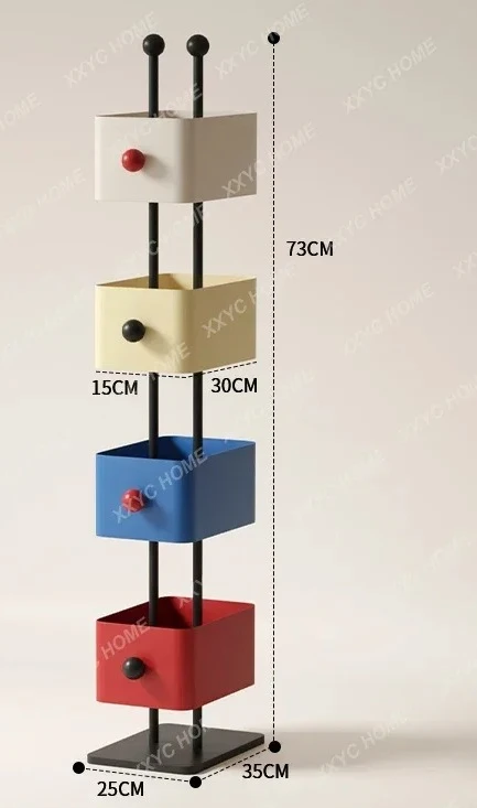 

Y квадратная книжная полка для гостиной, домашнего пола, полка из кованого железа, простой цвет