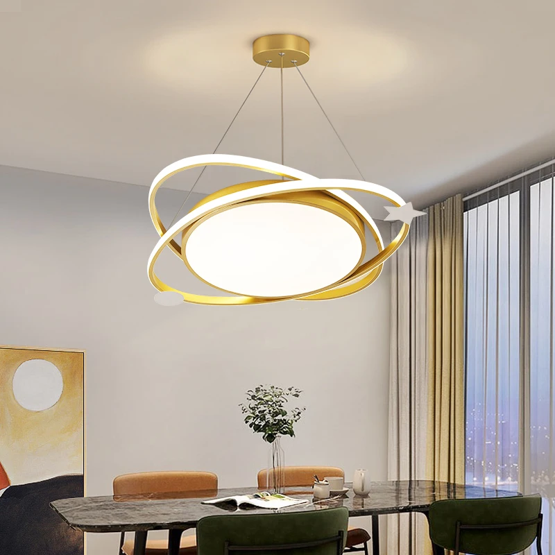 Modern LED Pendant Light Chandelier for Living Dining Room Bedroom Intelligent Ceiling Lamp Home Decor Indoor Lighting Fixture