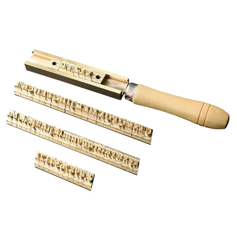 Hot Foil Stamping Brass Alphabets Letters Numbers Press Leather Craft Hot Stamping Copper Mold