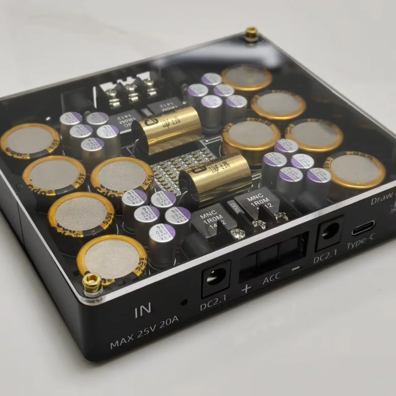 V2 Flagship Electric Processor HIFI Power Purification Aluminum Alloy Shell Supports DC2.1, DC2.5
