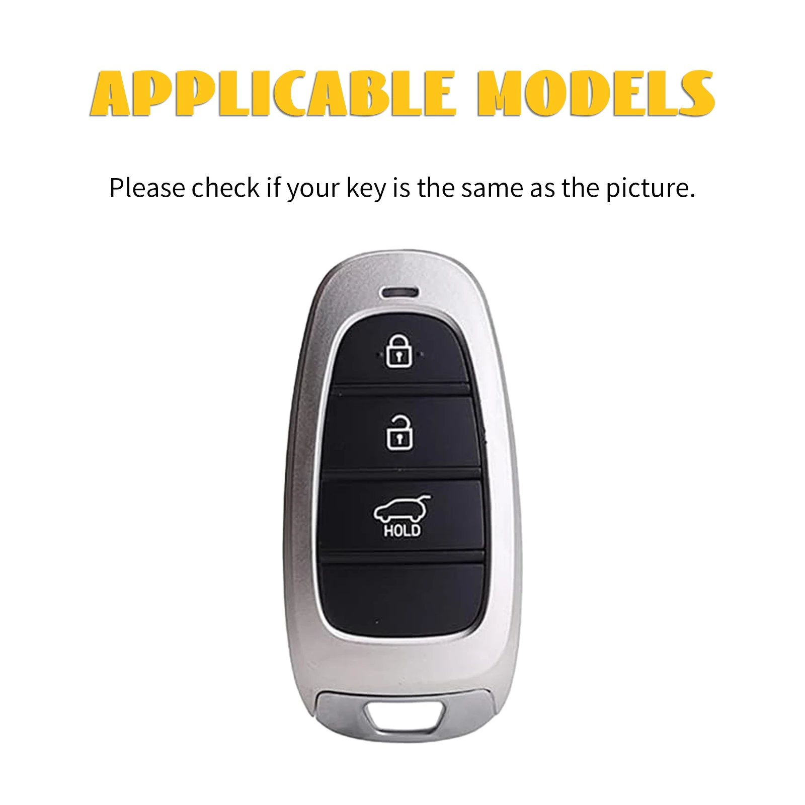 3 Buttons Fob Cover For Hyundai Santa Fe Tucson NEXO NX4 Atos Prime Solaris Car Remote Key Case Cover Auto Accessories view 3