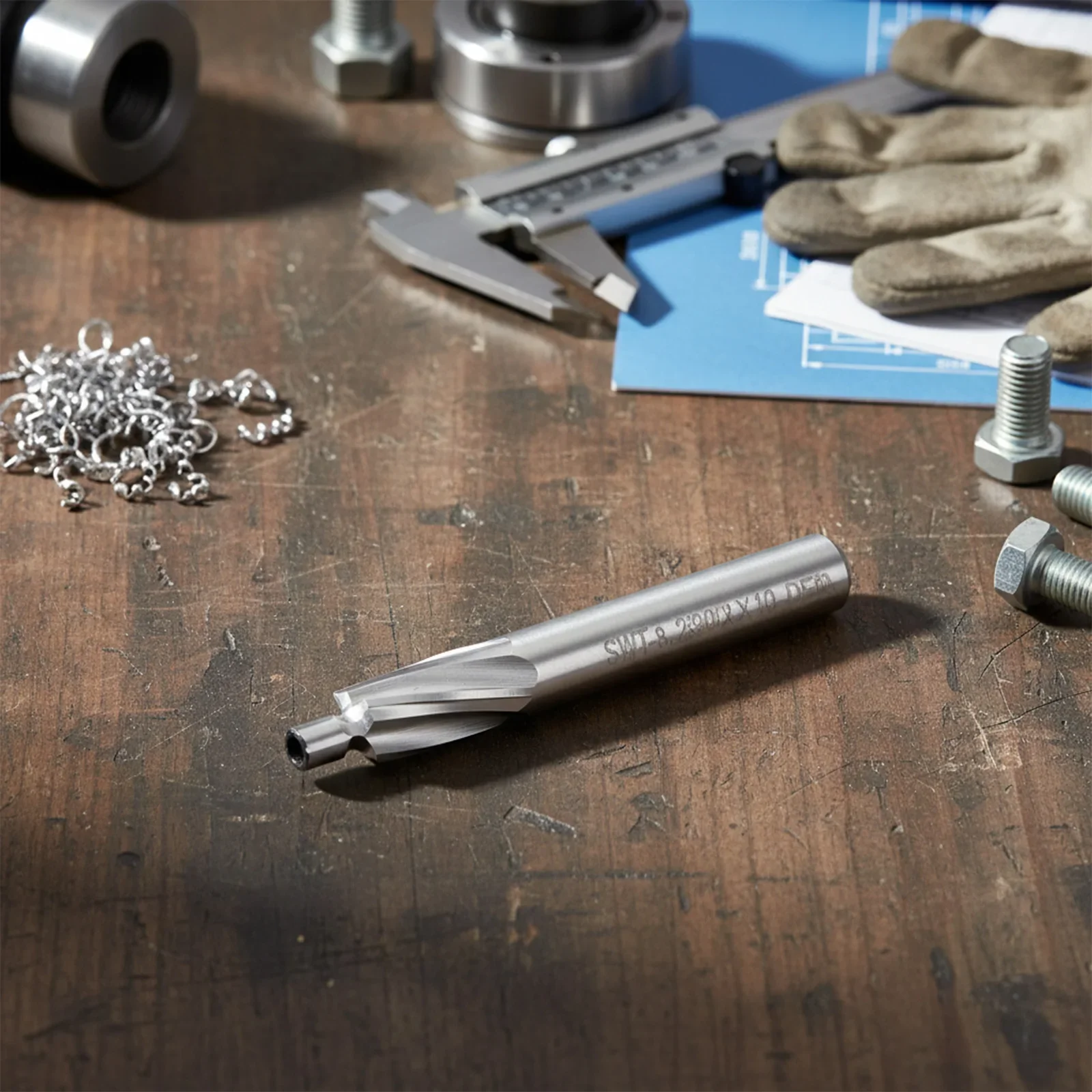 Countersink Mill Cutter Precision Slotting Steel Toughness Wear Resistance Counterbore Efficiency Efficient M3-M8
