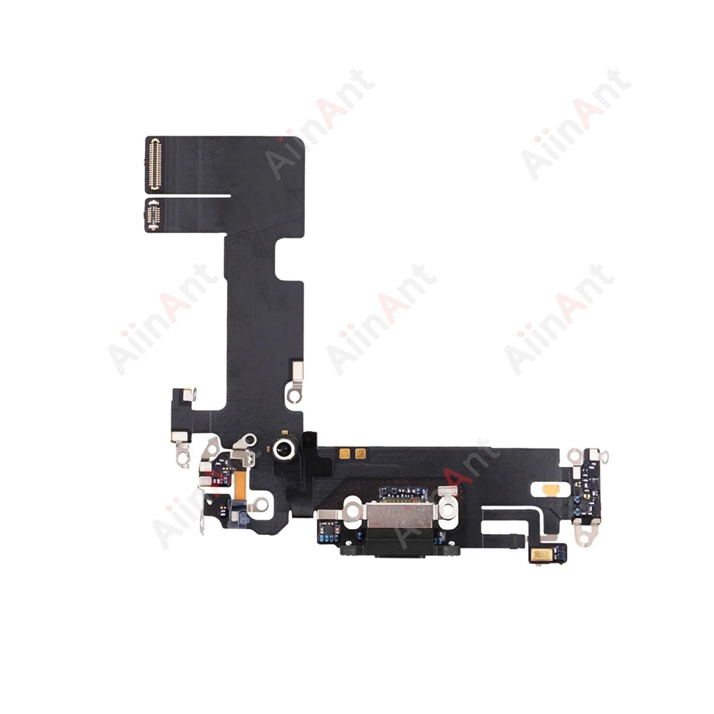 AiinAnt-Cable flexible de carga para iPhone 13 Pro Max mini, Cargador USB con micrófono inferior, Conector de placa secundaria, Puerto Dock, piezas