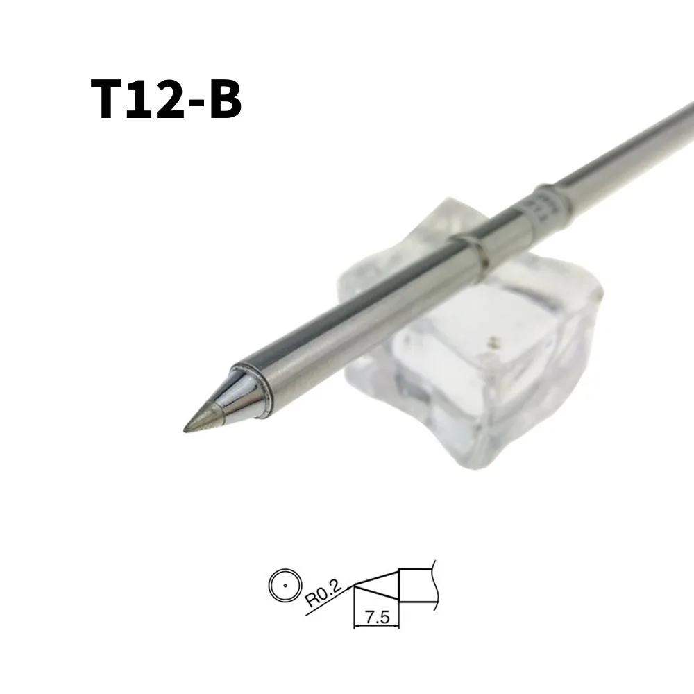 

T12-B Soldering Tip for STM32 OLEN FX-951 FM-2028 T12 Weldering Station Iron Handle Tip Replacement Tool