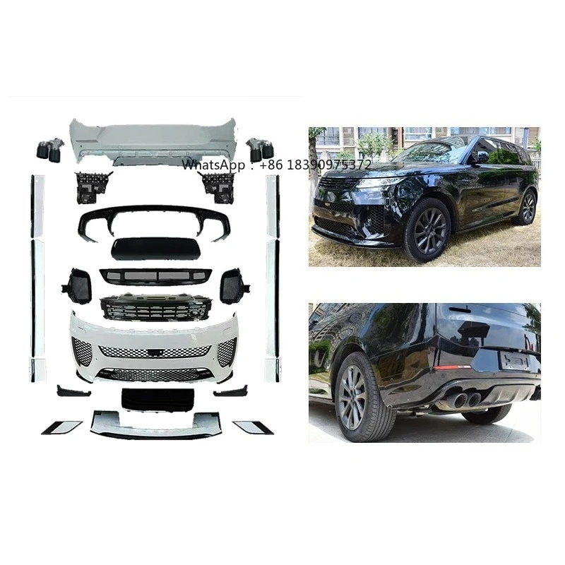 Car Modification Sport SVR Car Body Kit Front and Rear Bumper with New Fog Light Suitability