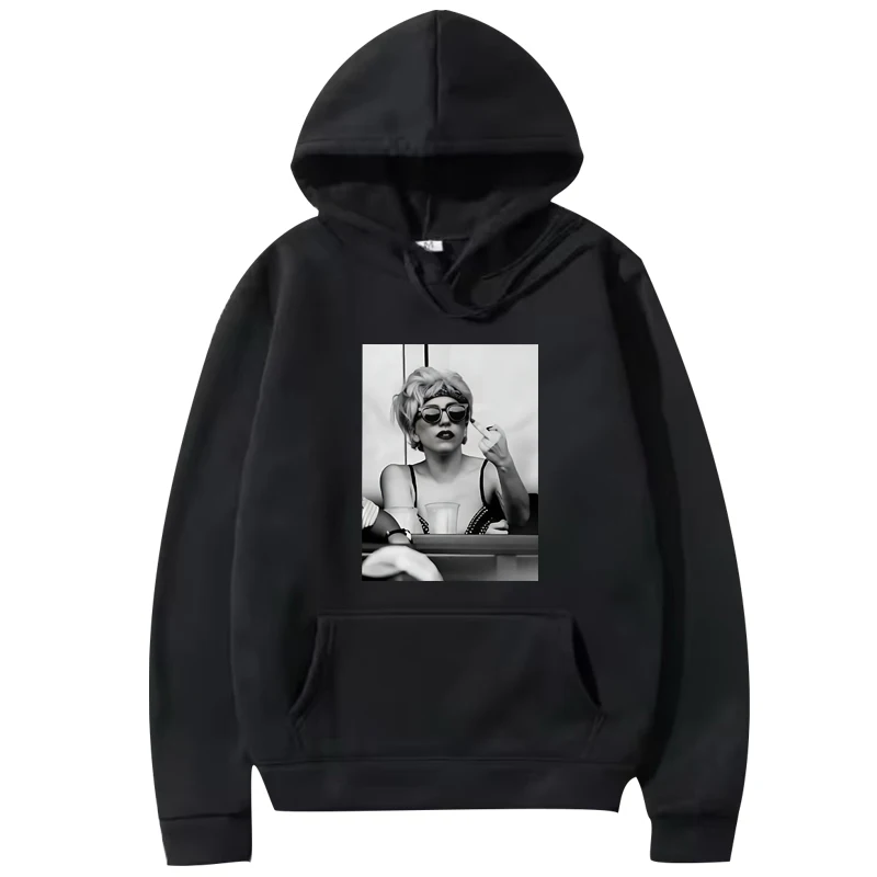 

Lady Gaga Funny hoodie 2025 men women fashion cool vintage Long sleeve Sweatshirt with print Graphics oversized hoodie unisex