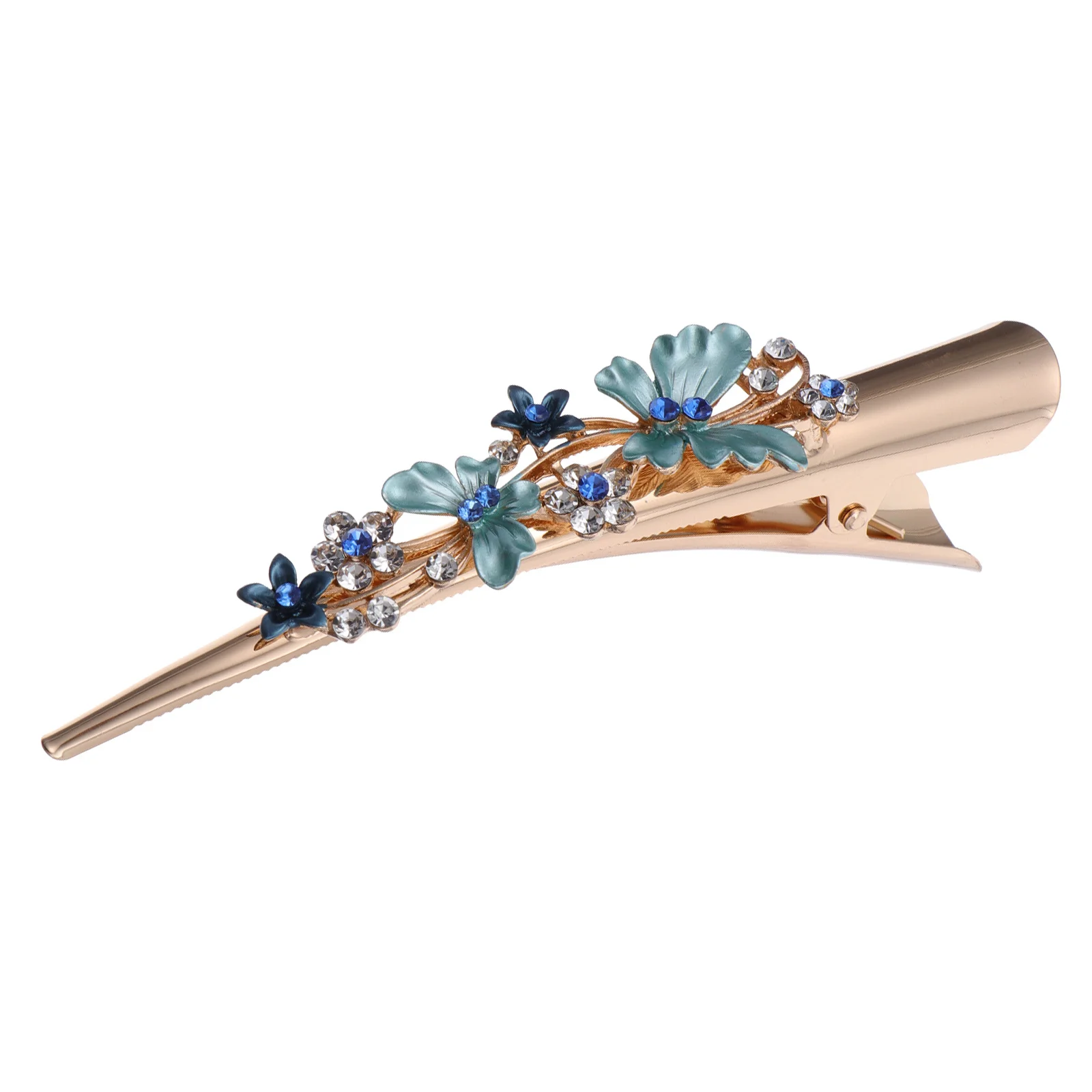 

Large Vintage Metal Flower Duckbill Clip Alloy Hair Accessory for Women Retro Decorative Hair Clip Festival Travel