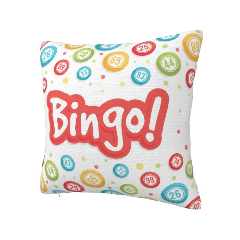 Hot Game Best Play Bingo Throw Pillow Covers Home Decorative 3D Printed Sofa Chair Cushion Cover Polyester Soft Pillowcase