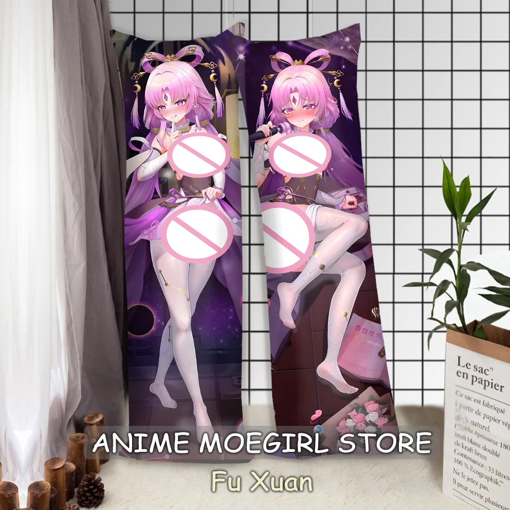 Game Honkai Star Rail Fu Xuan Hugging Body Pillowcase Dakimakura Scaramouche Oatku Throw Pillow Cover Bedding King Cushion Cover