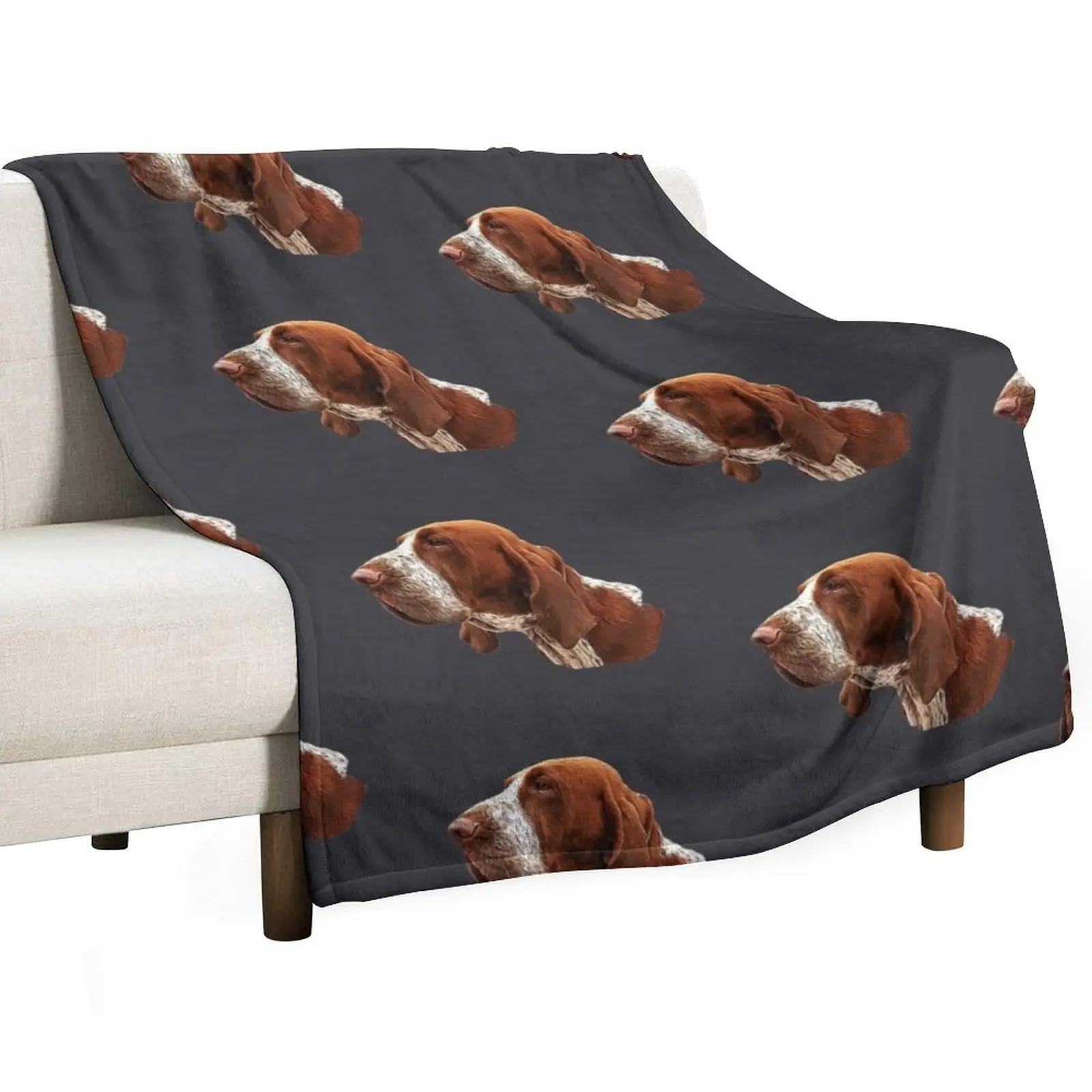 Chestnut Bracco Italiano Throw Blanket Hairys Sleeping Bag Designers bed plaid blankets and throws for babies Blankets