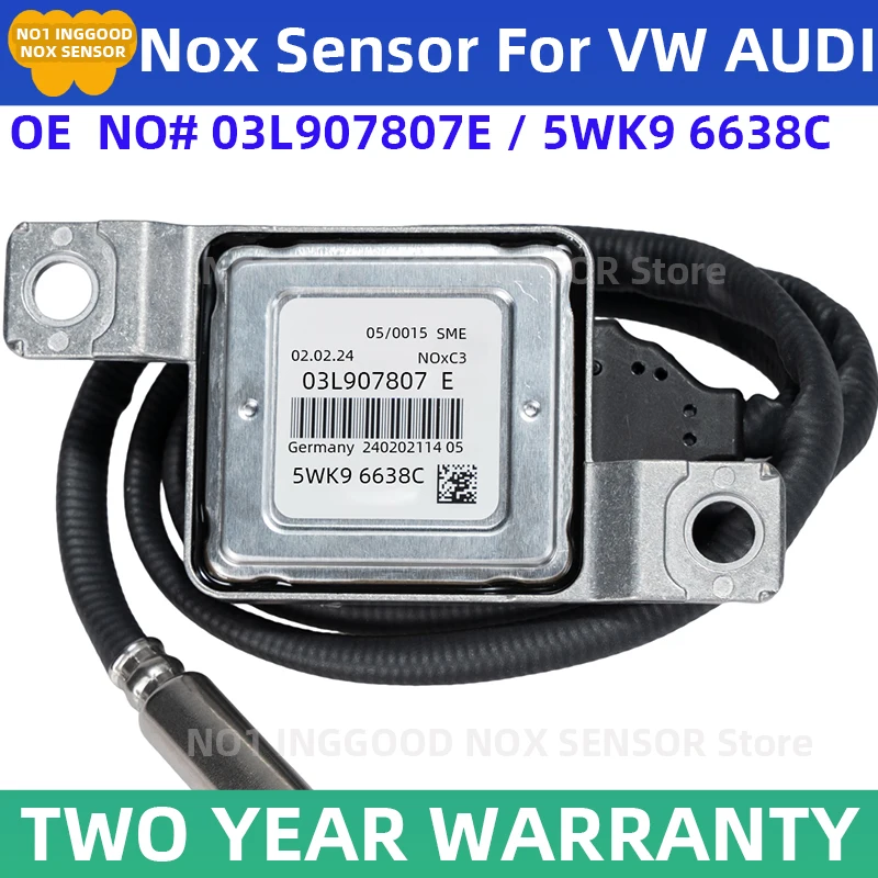 

03L907807E 5WK96638C 5WK9 6638C Оригинальный новый датчик оксида азота (NOx) для VW A4 B8 3.0L V6 TDI 2011 12V 2.0T