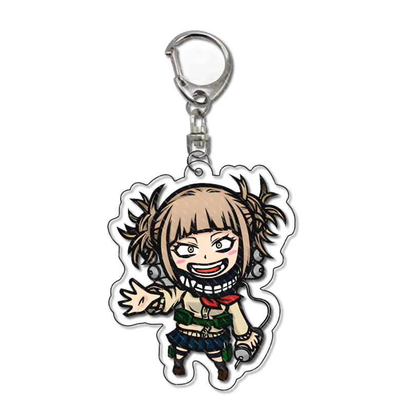 Boku no Hero Academia Keychain Arcylic Cartoon Figures Keyrings Anime Key Chain Accessories