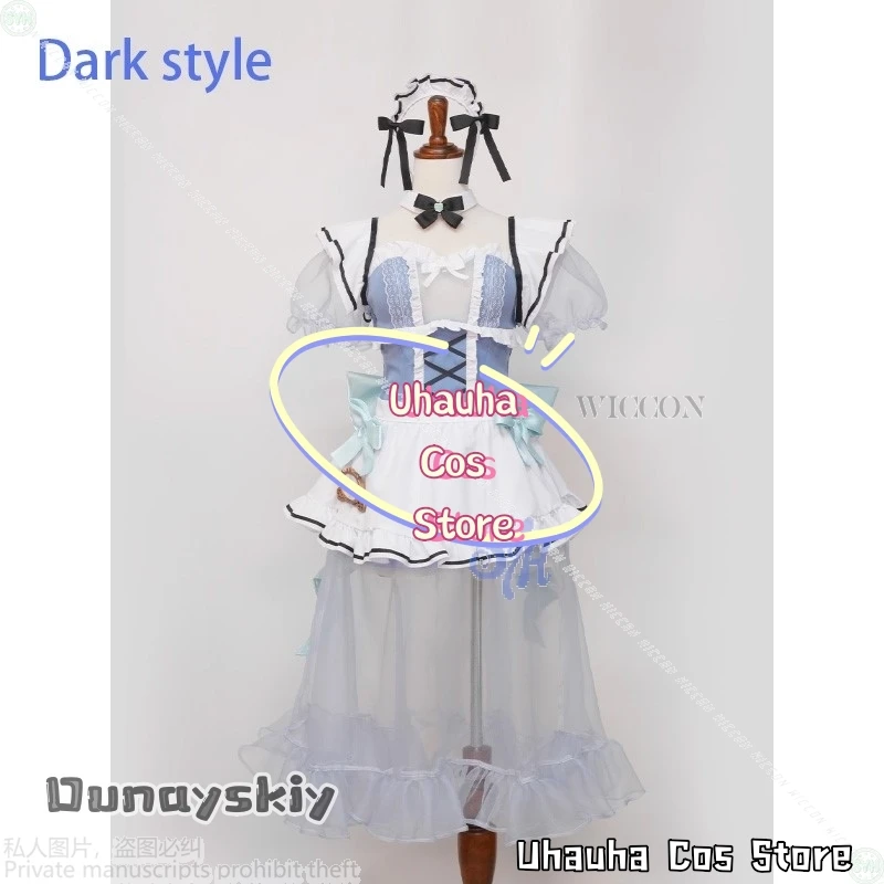 Cenicientaaa juego NIKKE: la diosa de Victor Cosplay Anime dos estilos de colores Lolita dulce seda transparente traje de sirvienta Sexy