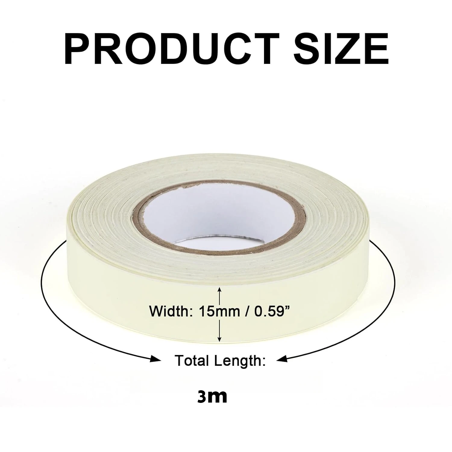 ذاتية اللصق يتوهج في الظلام ملصق الشريط مضيئة الفلورسنت ليلة الأمن ديكور المنزل