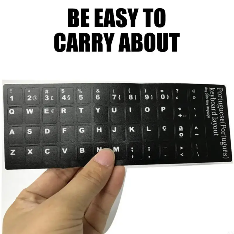 J2FC 2PCS Teclado Adesivos letra