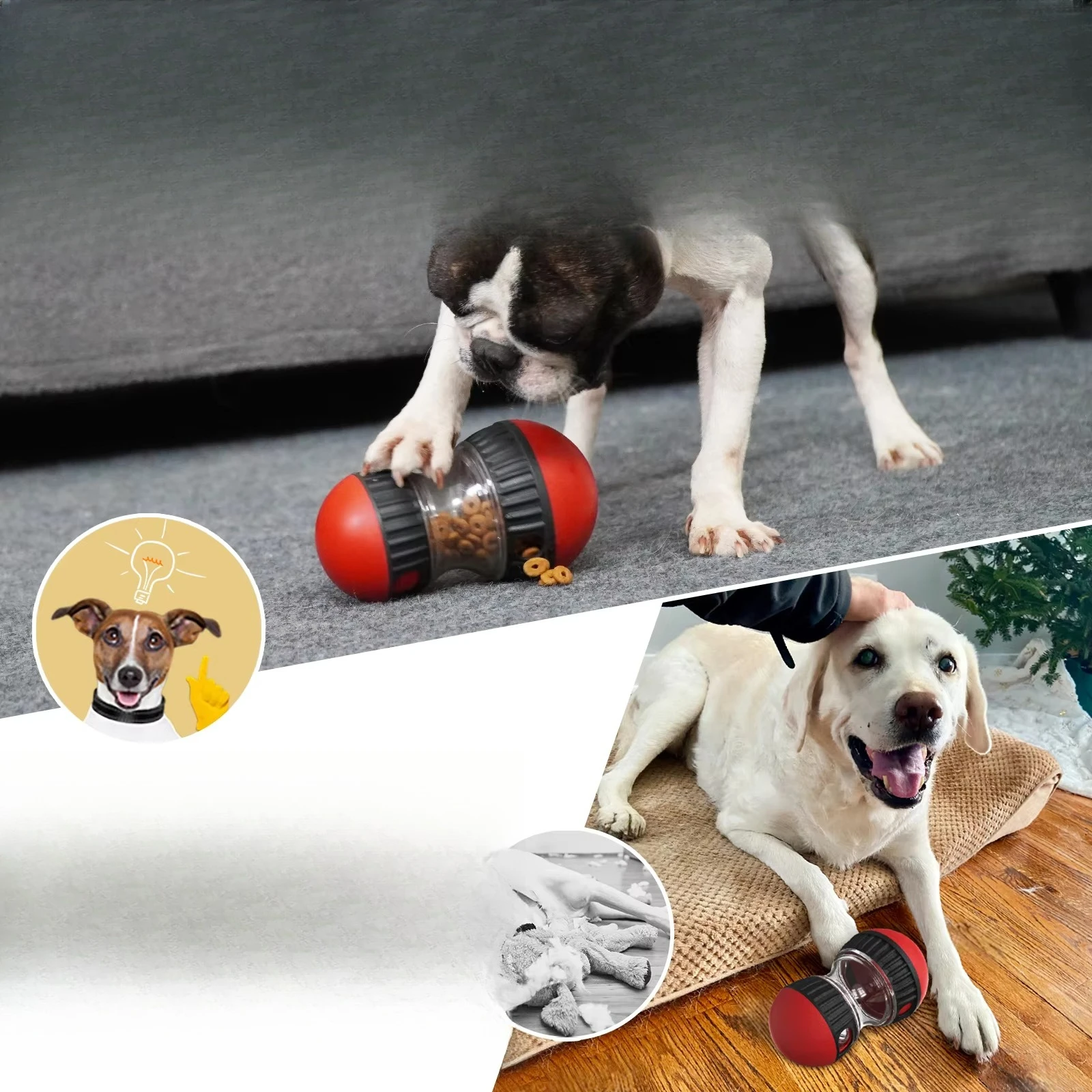 Wholesale of new pet toys, low-priced dog toys, silicone bite toys, dog leaking food balls