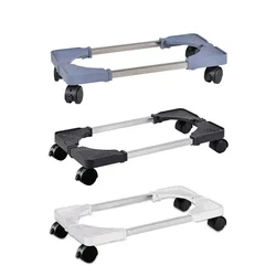 Mobile CPU Stand Computer Tower Rolling Holder With Locking Caster Wheel & Adjustable Width Fits Most Gaming Desktop Computer