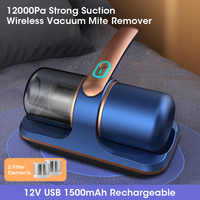 Mattress Dust Vacuum Cleaner Cordless Handheld UV Cleaner 12KPa Powerful Suction Cleaning Bed Pillow Clothes Sofa Free Shipping