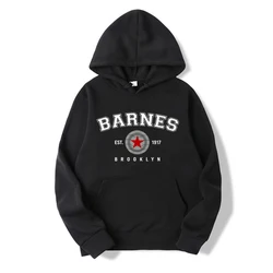 Vintage Barnes 1917 Hoodie Bucky Barnes Winter Soldier Hoodies Women Hooded Sweatshirt Tv Show Inspired Pullovers Superhero Tops