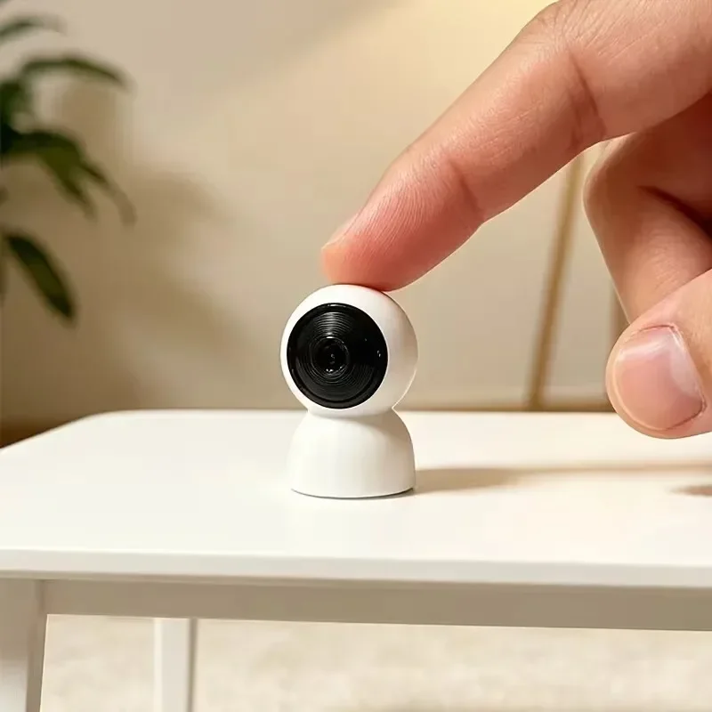 1:12 Scale Miniature Surveillance Camera Model ABS Miniature Tech-Themed Prop for Dollhouse Figures, Dioramas 1pc/3pcs