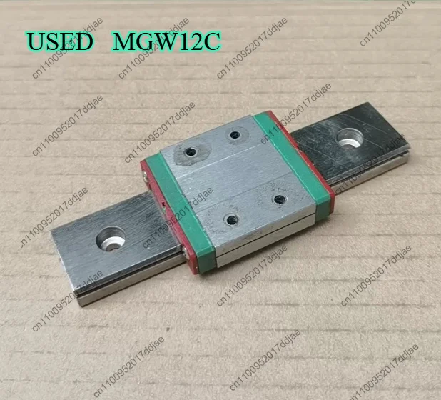 Mgw12c linear rail, micro ultra-thin 24mm linear guide, 110mm rail length with slider. actual product photos, fully functional