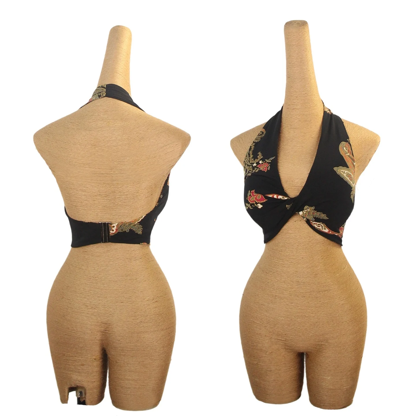 

Backless Halter Neck Latin Dance Tops Women Sexy Dance Clothing Short Blouse Adult Rumba Samba Dance Practice Show Wear DNV23982