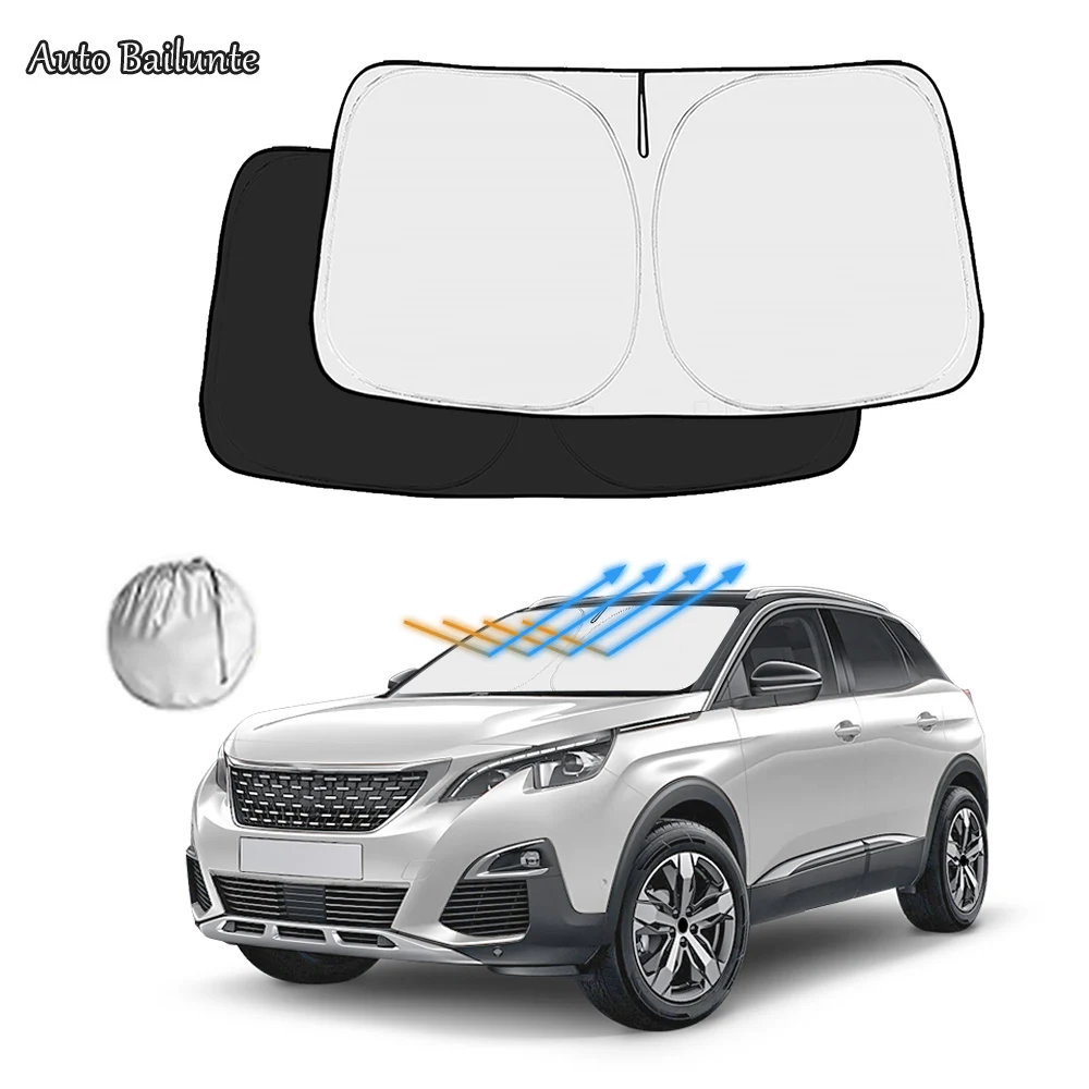 Per Peugeot 3008 2017 - 2020 2021 2022 2023 accessori Auto parasole anteriore lunotto posteriore