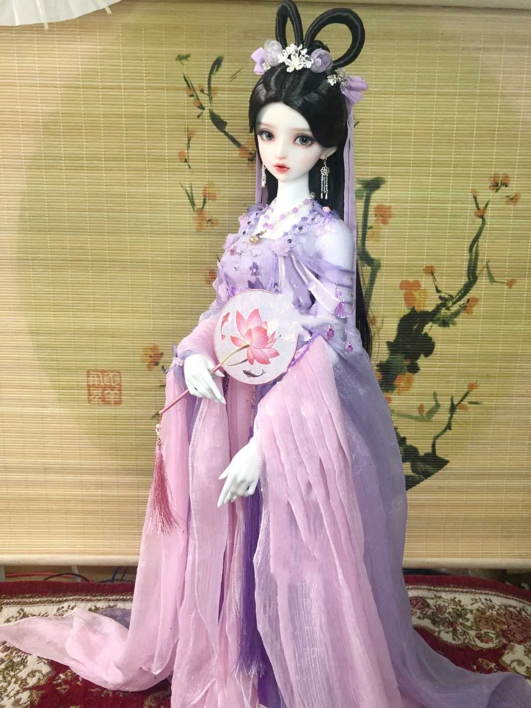 1/4 1/3 Scale BJD Clothes Chinese Hanfu Fairy Dress Ancient Costume Outfit For BJD/SD MSD SD13 Big Girl Doll Accessories A1278