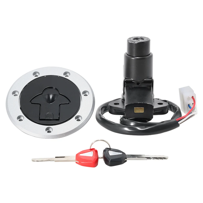 Ignition Switch Seat Lock Key Fuel Cap Suit For Kawasaki ZR550 Zephyr OEM:27005-5093 51049-0018