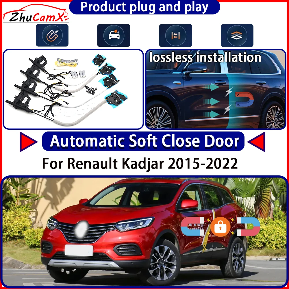 OEM Electric Door Lock Actuator for Renault Kadjar 2015-2022 Soft Close Door Kit Power Latch System Auto Pull Door Easy Close
