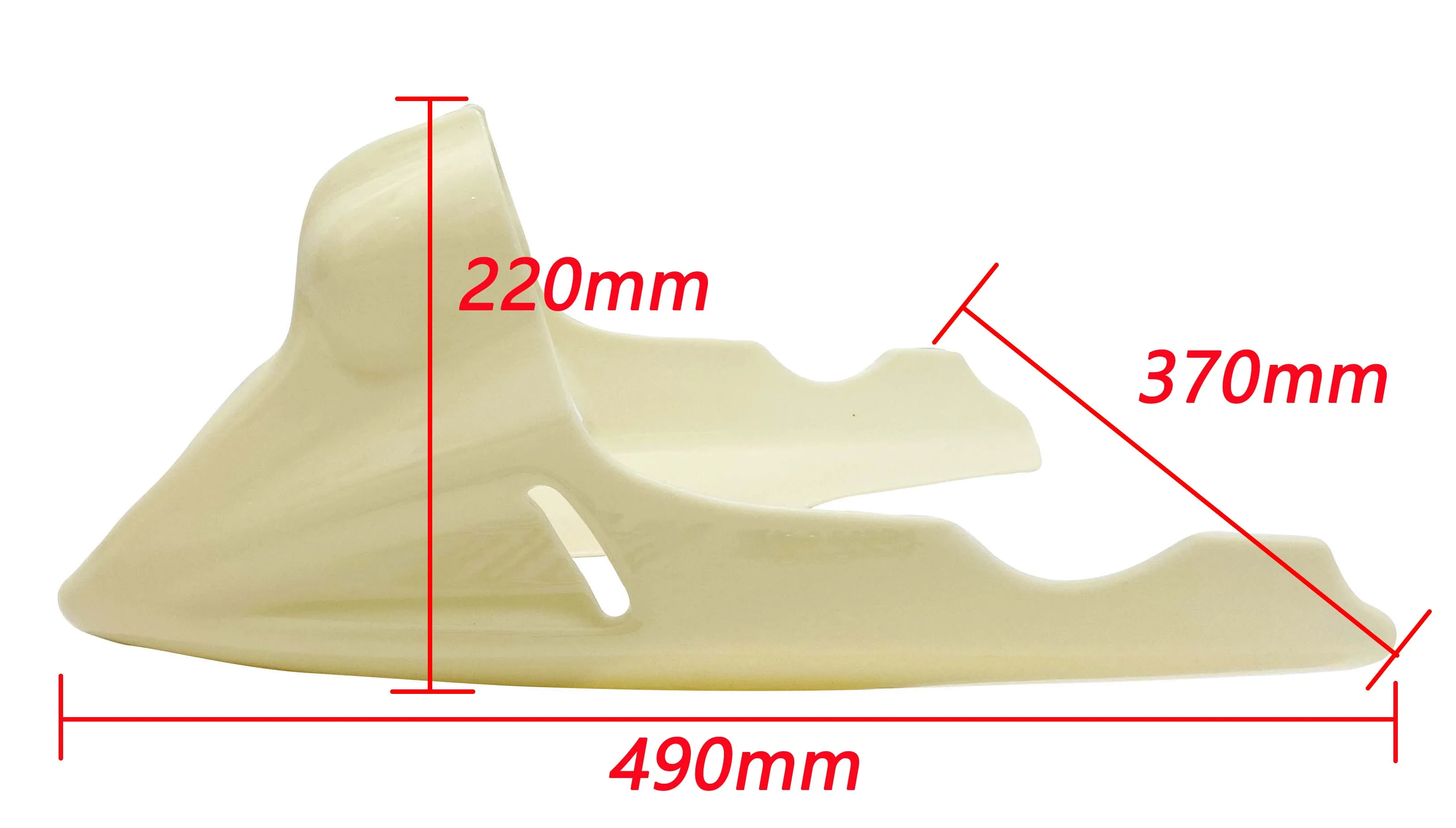 Suitable for CB400 VTEC400 XJR400 CB190R Injection Shroud Exhaust Pipe Protective Cover ABS Material Modification Accessories