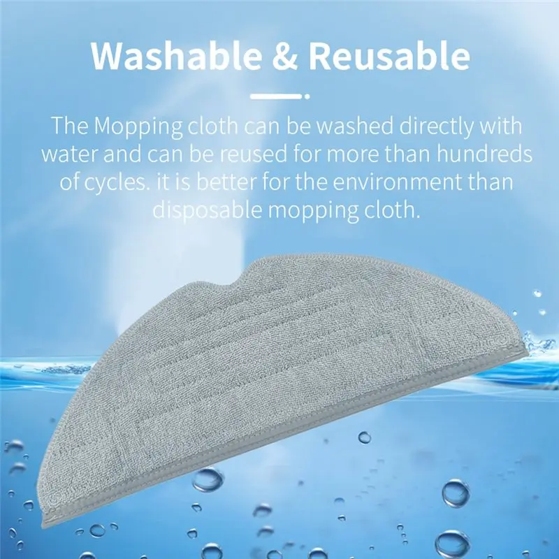 A74E-1Set Parts Accessories For Roborock S8/S8 Pro Ultra Robot Washable HEPA Filter Side Brush Mop Cloth Vacuum Cleaner