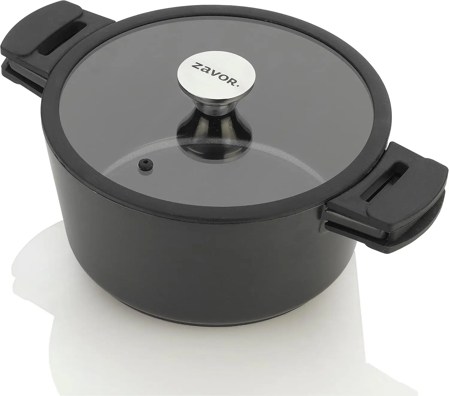 

Noir 5 Qt Dutch Oven - Premium Cast Aluminum with Titanium-based Nonstick Ceramic Coating & Removable Handles - Ultra Lightweigh