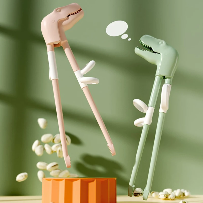 

Training Chopsticks Cute Dinosaur Chopsticks Kids Child Enlightenment Tableware-Homeclub