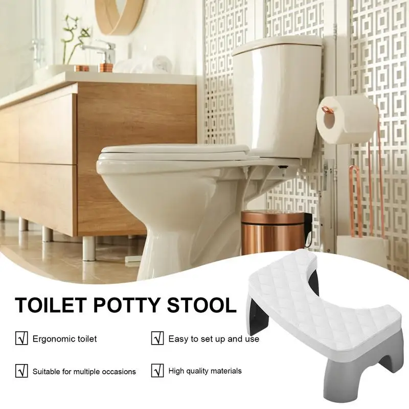 Bathroom Stool SquattyPotty Toilet Foot Furniture Pregnant Woman Children Seat Tools Toilet Assistance Steps For Kids Women