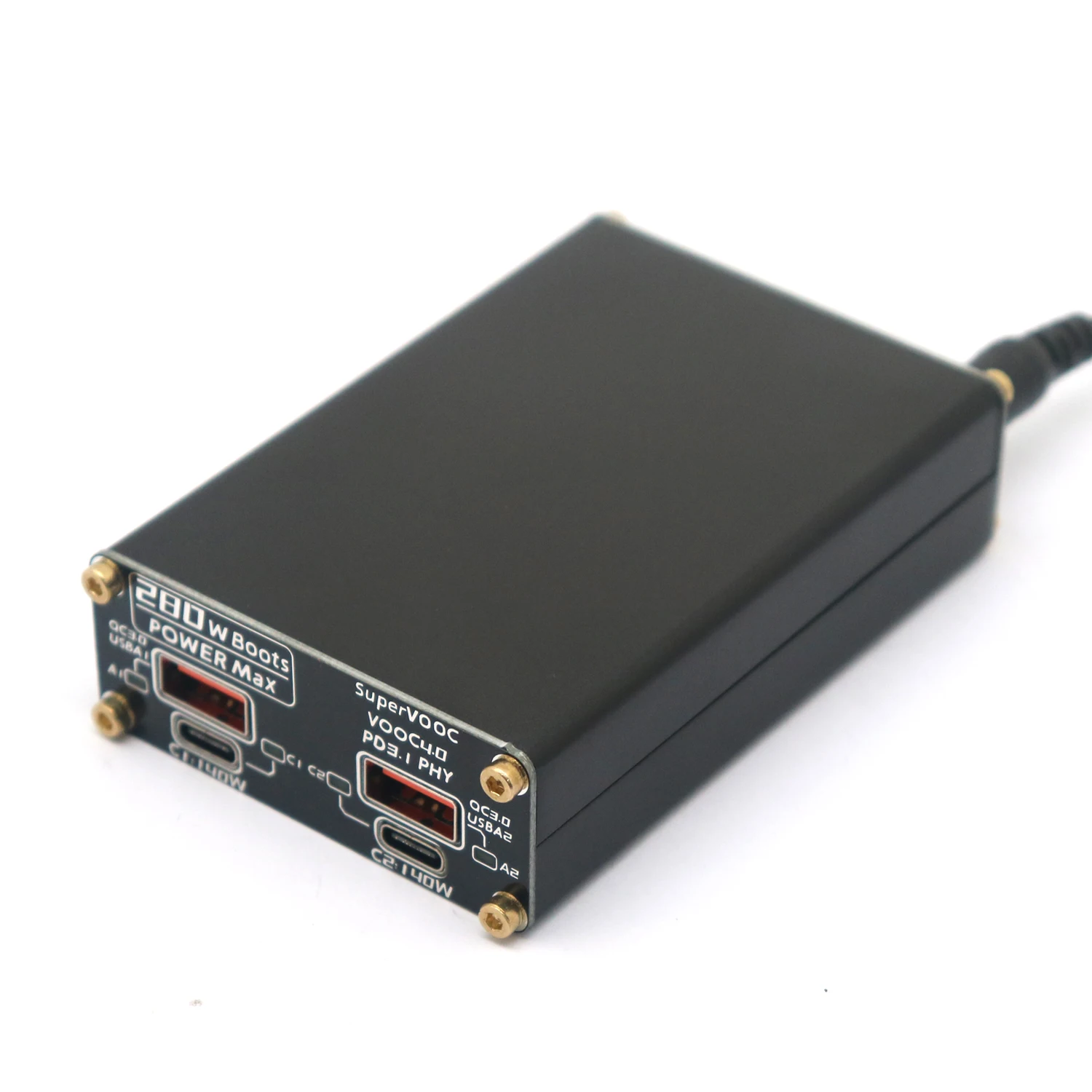 Boost 280W PD3.1 Fast Charging SVOOC All‑Protocol DC 12V-24V XT60 TO USB 5V 12V 20V 28V PD Charger DIY Power Station Car Drone