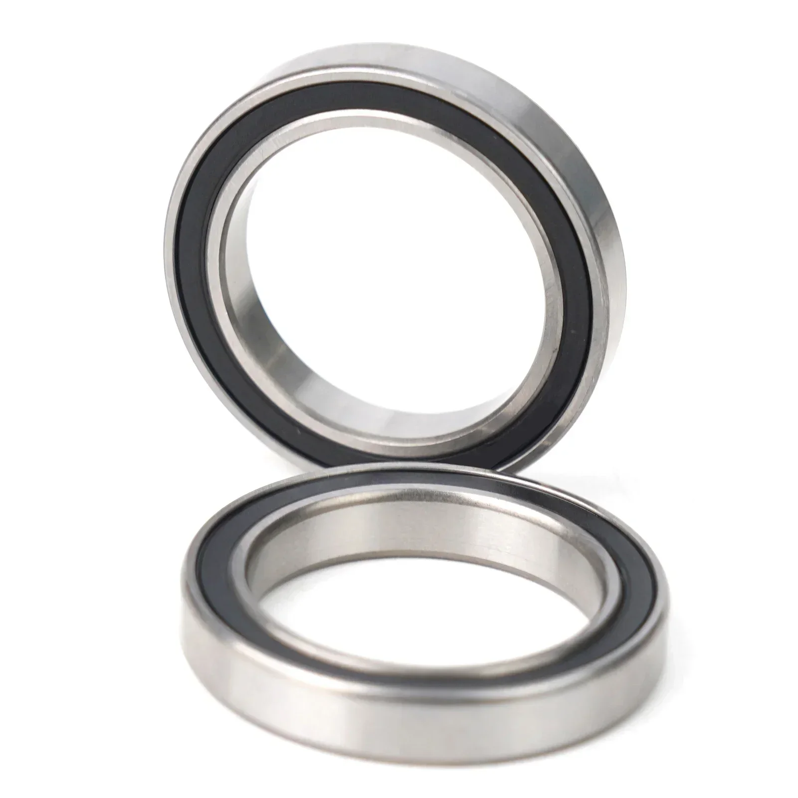 

Bicycle Bearing Set Steel Material Compatible For FSA Silver Color 2pcs 2x 6806-2RS(61806) Bottom Bracket Druable
