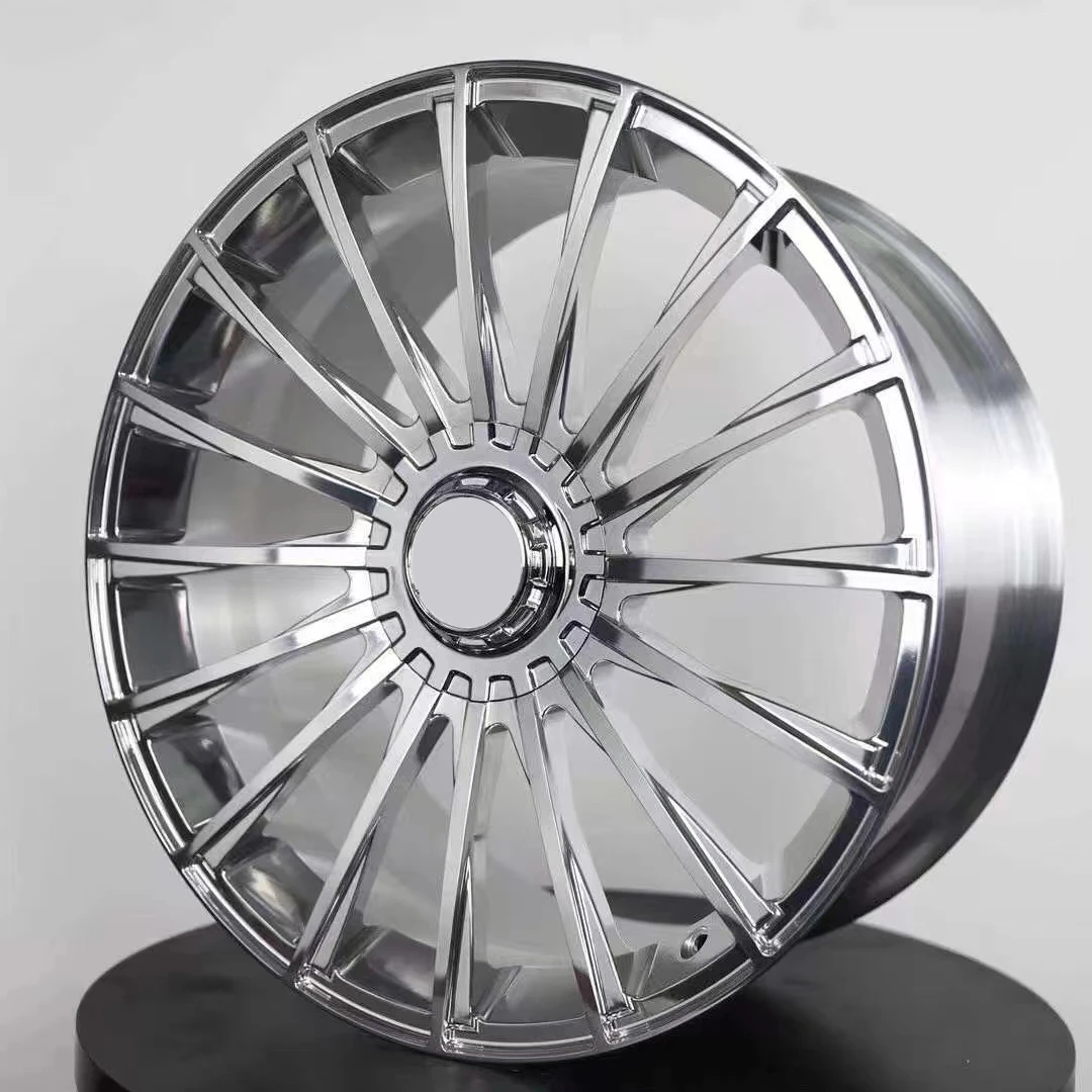 Luxury Racing Car Mercedes Refitting Forged Wheels 19-22 Inch 5x112 Hyper Silver Aviation Alloy Rims For W221 W222 W223 Wheel