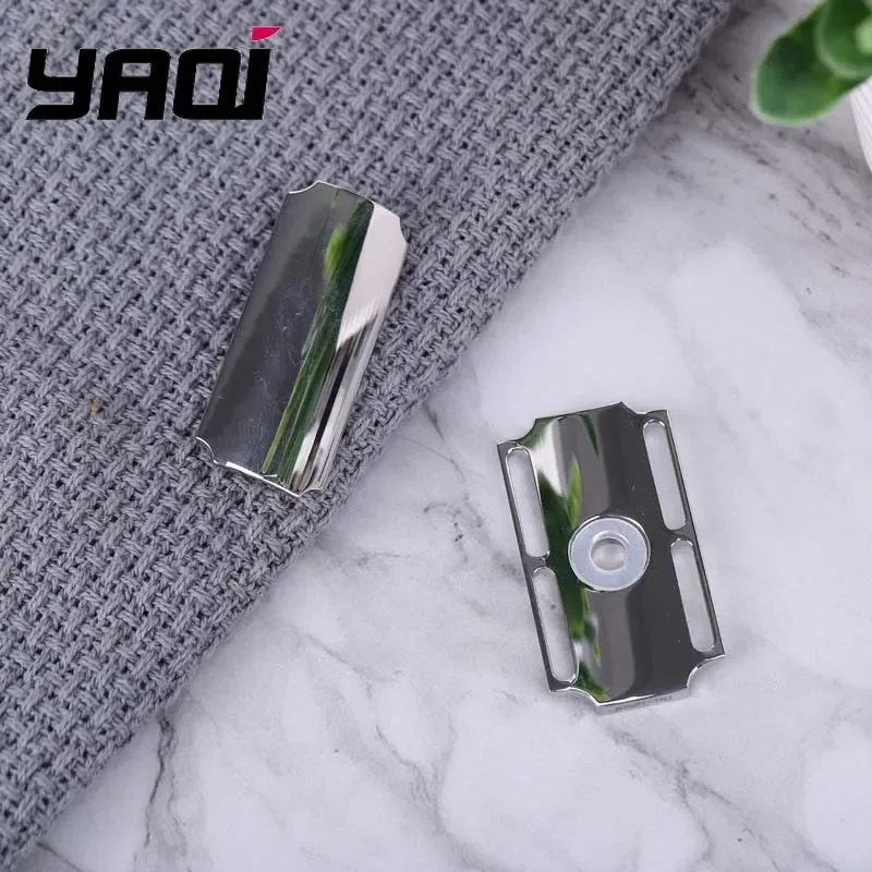 YAQI Vostok 70SB Barra reta 316 Cabeça de barbear de segurança polida em aço inoxidável com lacuna de lâmina de 0,7 mm