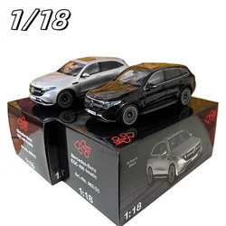 Original 1:18 Mercedes-Benz EQC400 2019 electric SUV alloy model, children's collection decoration, a holiday gift for children.