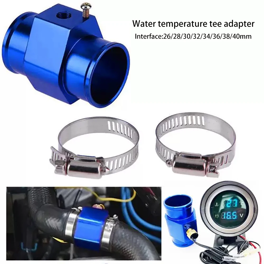 Automotive Modification Instrument, Water Temperature Tee Adapter, Water Temperature and Oil Temperature Sensor Socket Interface