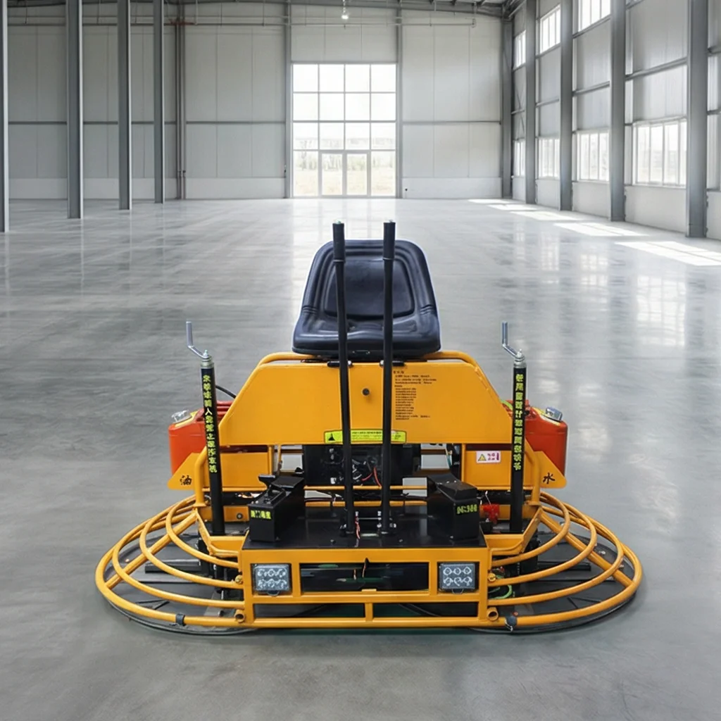 Automatic High Speed Concrete Polishing Machine with Variable Speed Honda Engine for High Gloss Finish on Concrete Terrazzo