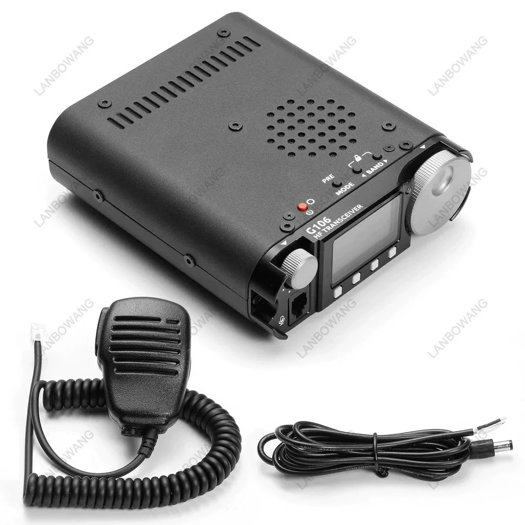 G106C Portable SDR HF Shortwave Radio 10W QRP Transceiver USB CW AM FM Ham Amateur Radio