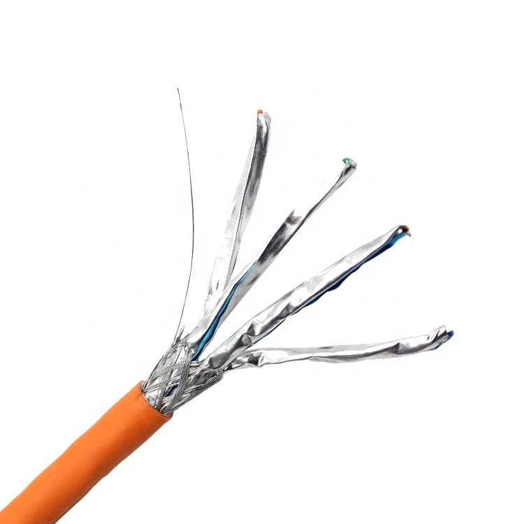 Cat7 Reel 4Pr Solid Copper 305M 0.57Mm Cmr Cm Cmp Cpr Lszh Pvc Pe Network Lan Cable Cat 7