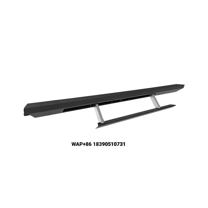 Steel Electric Auto Retractable Full Set Sports Style Car Running Board Side Steps 195x70x50cm 71.5KG No Drilling