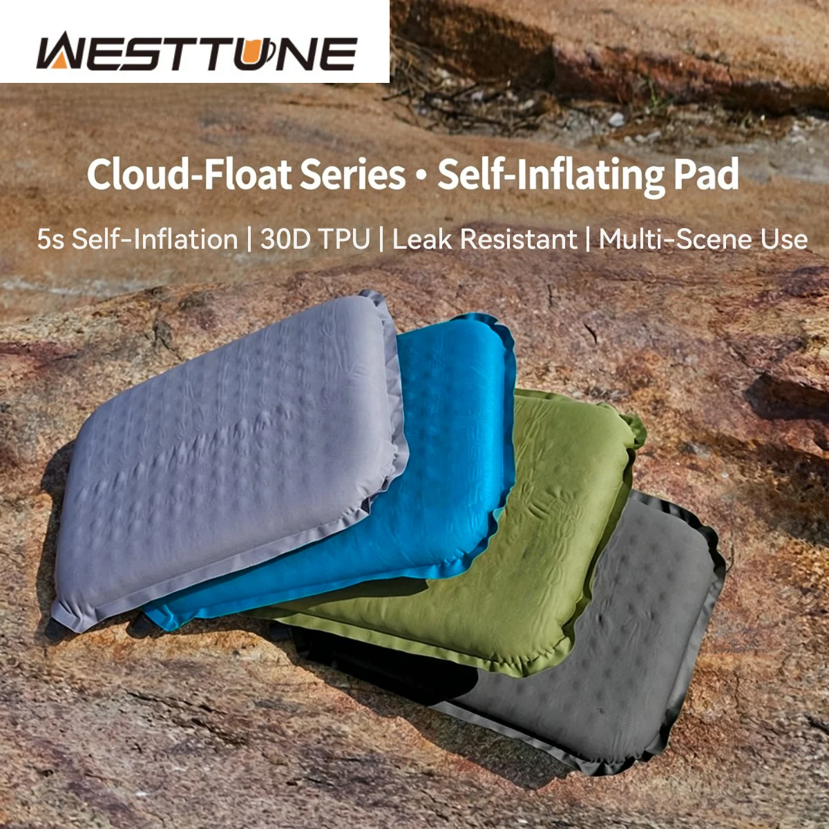 Outdoor Camping Rug - WESTTUNE Self Inflating Seat Cushion Outdoor