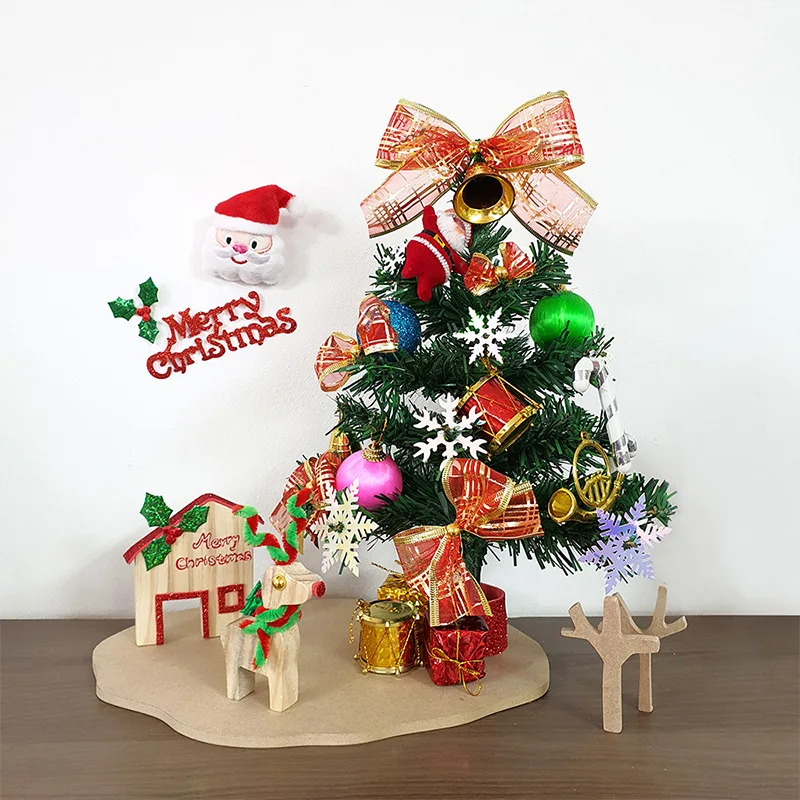 

Christmas Decorations Small DIY Three-Dimensional Christmas Tree Scene Application Layout Desktop Ornaments for Children